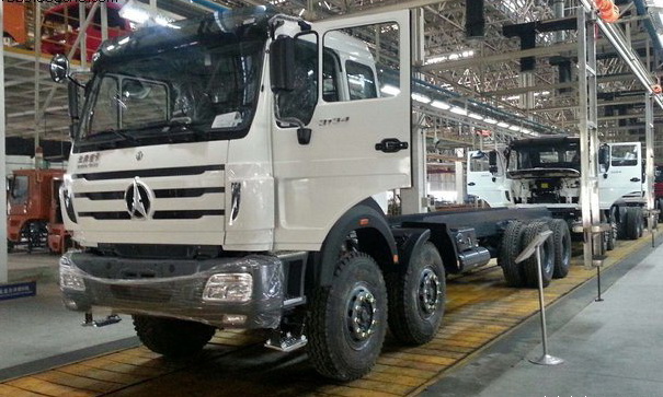 Lebanon customer order beiben V3 tractor trucks and tipper semitrailer