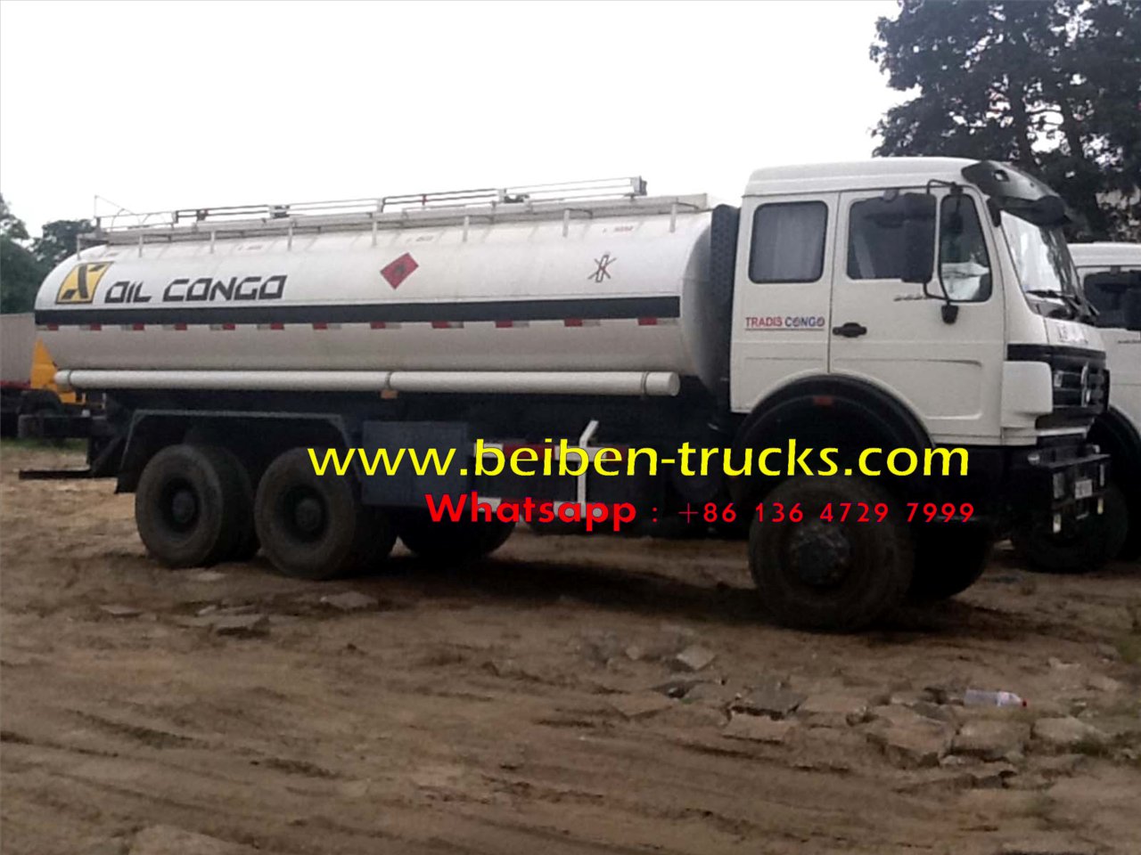 beiben 2534 off road fuel truck
