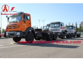 Мощный Beiben 6 X 4 Сверхмощный трактор грузовик 10 грузовиков Уилер поставщика в Китае