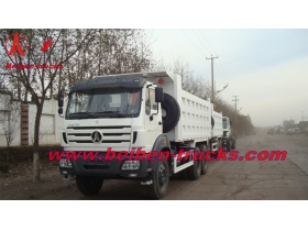 china Beiben 6x4 380hp dump truck used for construction work