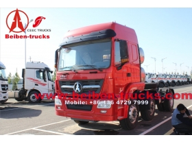 China Heavy Truck 380hp 6x4 Beiben Tractor Truck  for tanzania customer