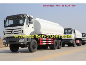BeibenTRUK 15m 3 мобильных питания грузовики 6 X 4, Праворульные воды автоцистерна для Сал...