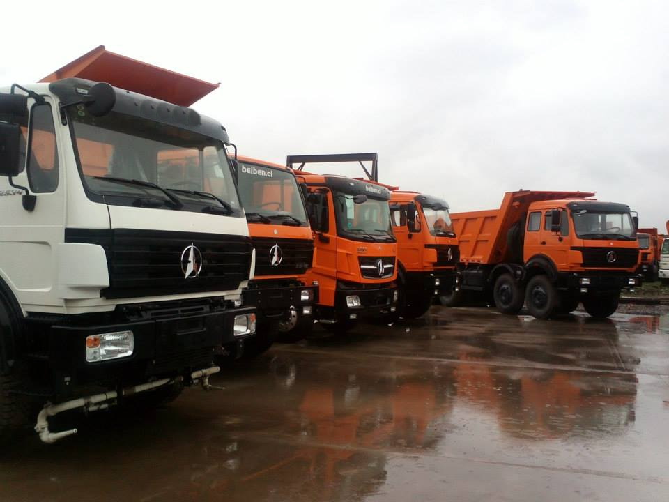 Чили дилер знак большое соглашение с beiben грузовиков завод 