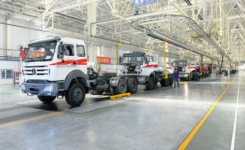 Beiben завод автомобильных получить порядка 21 единиц тягачей от Нигера клиента