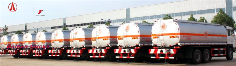 baotou 12 wheeler fuel tanker trucks