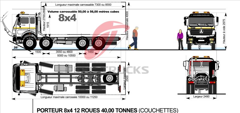 beiben tractor truck for congo customer