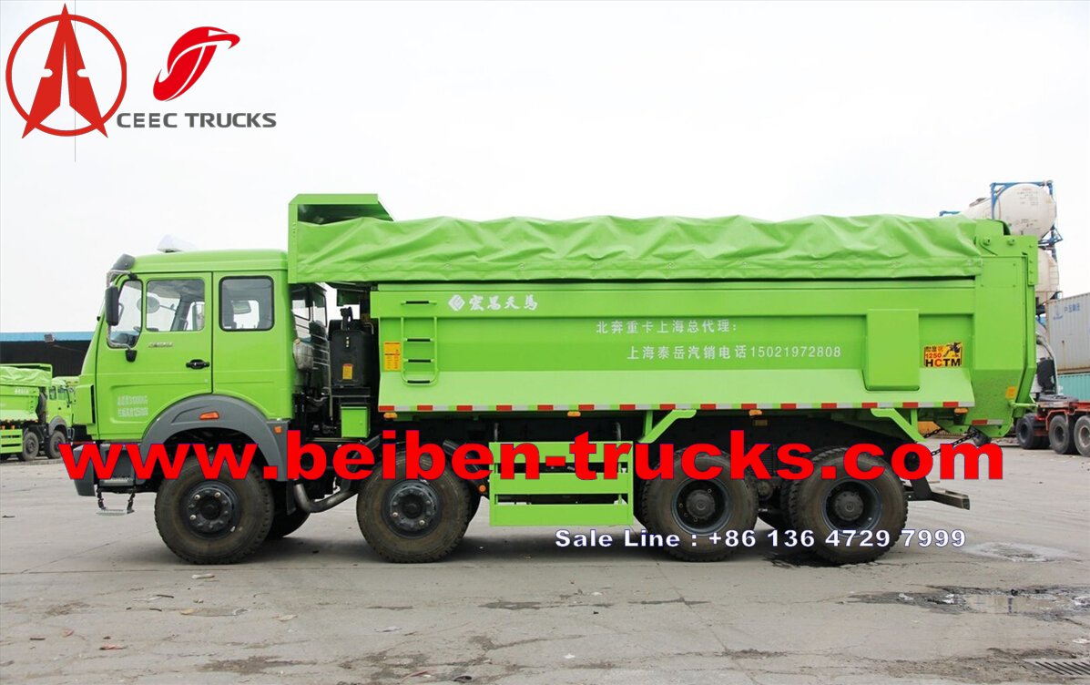 beiben 12 wheeler dump truck manufacturer