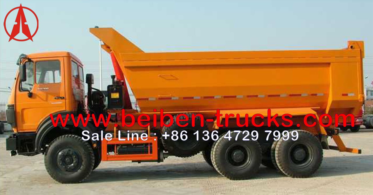 beiben heavy duty U type dump trucks supplier