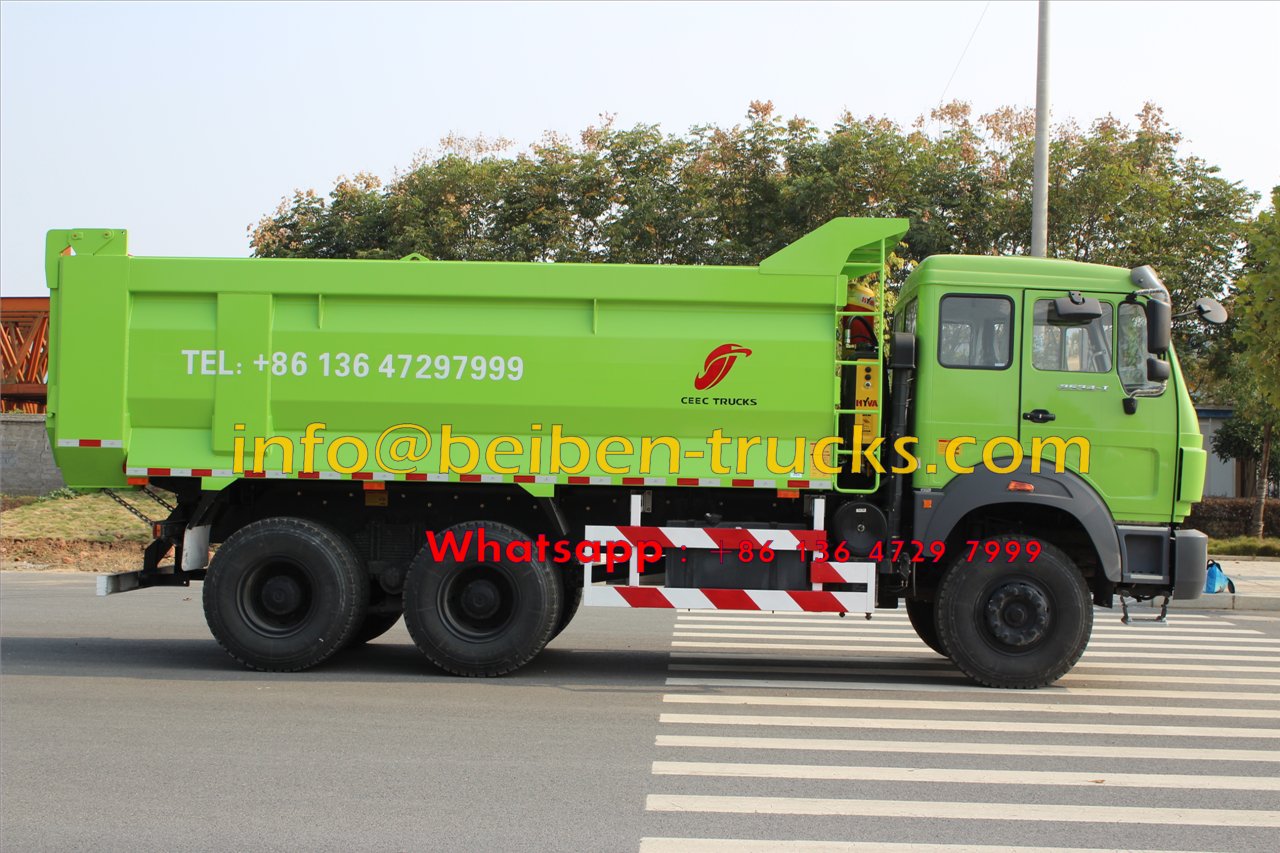 Low price for high quality China 30 ton truck 6X4 beiben dump truck 