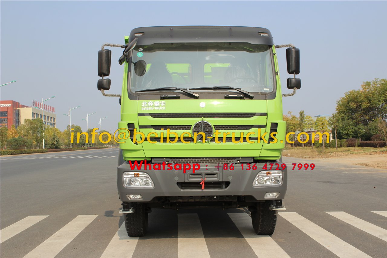 Chinese Truck Euro3 380hp air condition Beiben dump truck
