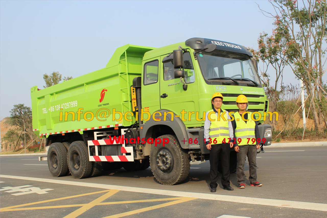 Using Mercedes-Benz Technology China beiben 30 ton dump truck sale 