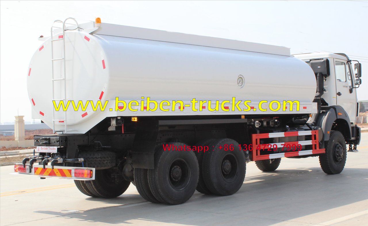 North Benz NG80 6x4 power star 20 ton water tank truck 