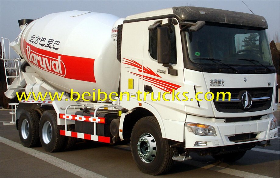 beiben V3 cement mixer truck