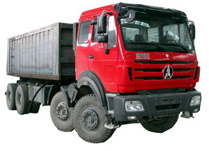 north benz 380 hp engine dump truck