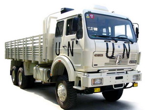 beiben 6 wheel drive truck