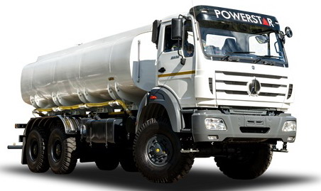 beiben 6 wheel drive fuel truck