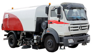 beiben road sweeper truck