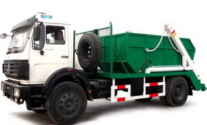 beiben skip loader truck