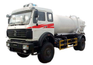 beiben sewage suction truck