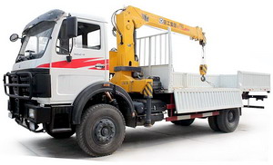 beiben crane truck