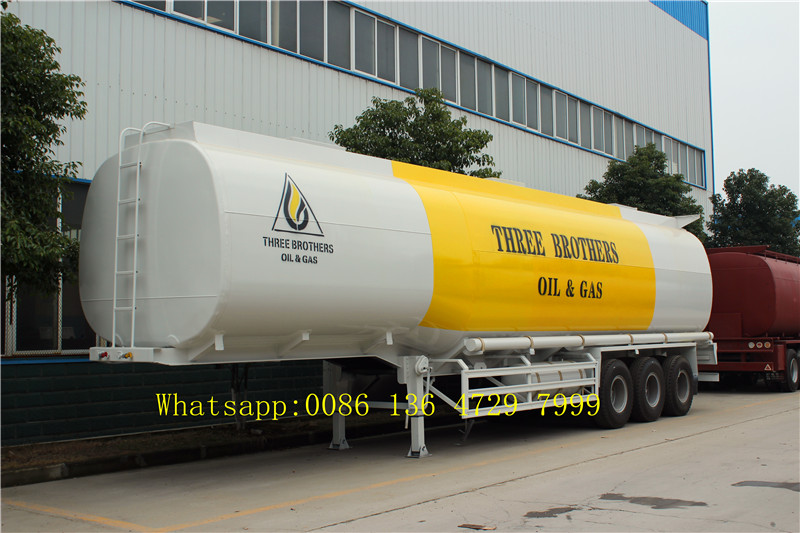 Cabon steel material Fuel Tank Semi Trailer 