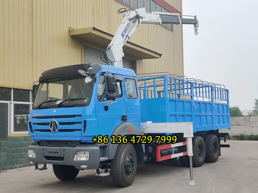 beiben truck mounted crane