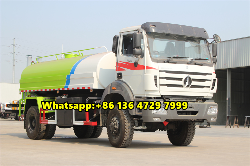 Beiben all wheel drive water tanker truck