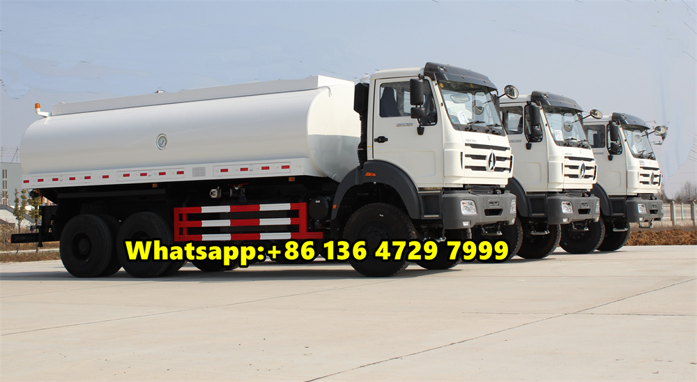 Beiben 6x6 drive water tank truck