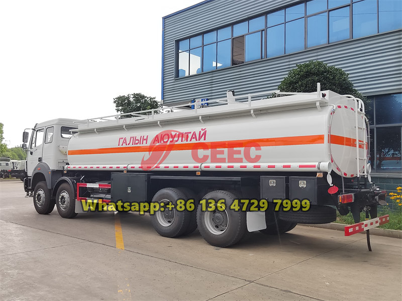 Beiben 12 wheeler fuel bowser for sale