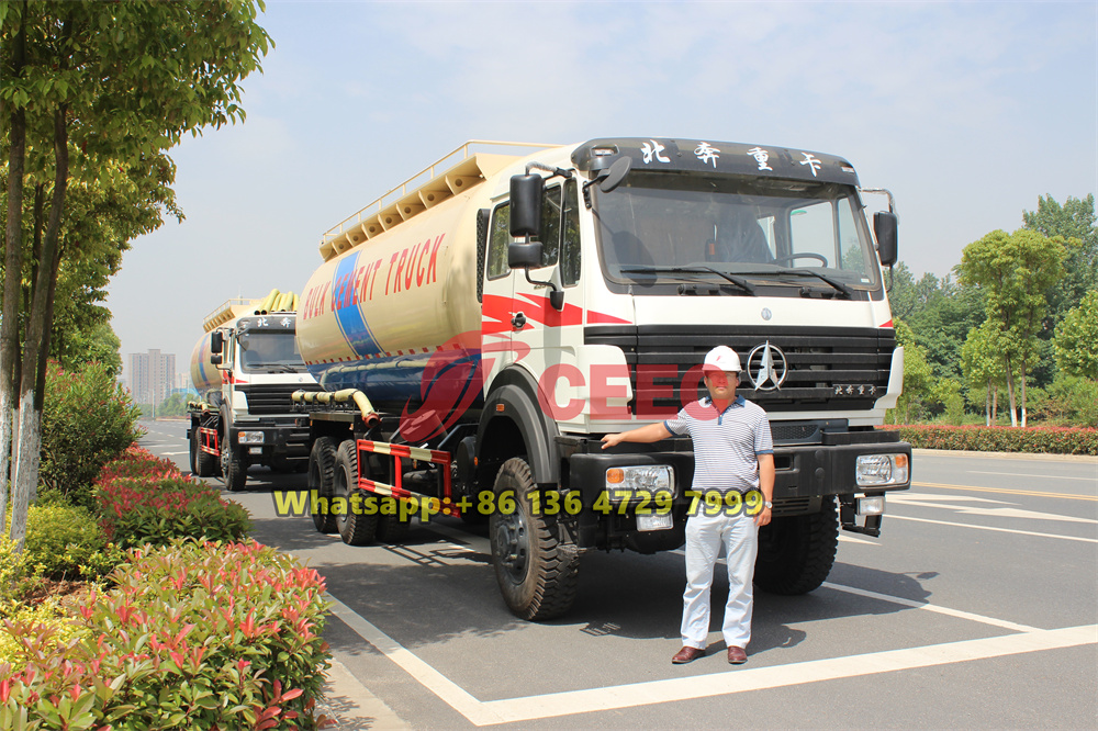 beiben 6x6 cement truck