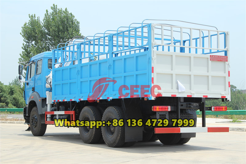Beiben RHD truck with crane