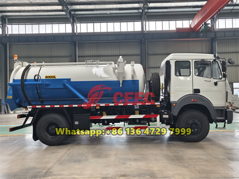 Beiben sewage suction truck for sale