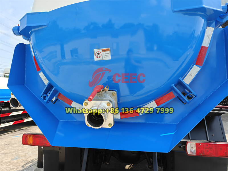 Beiben sewage vacuum pump truck