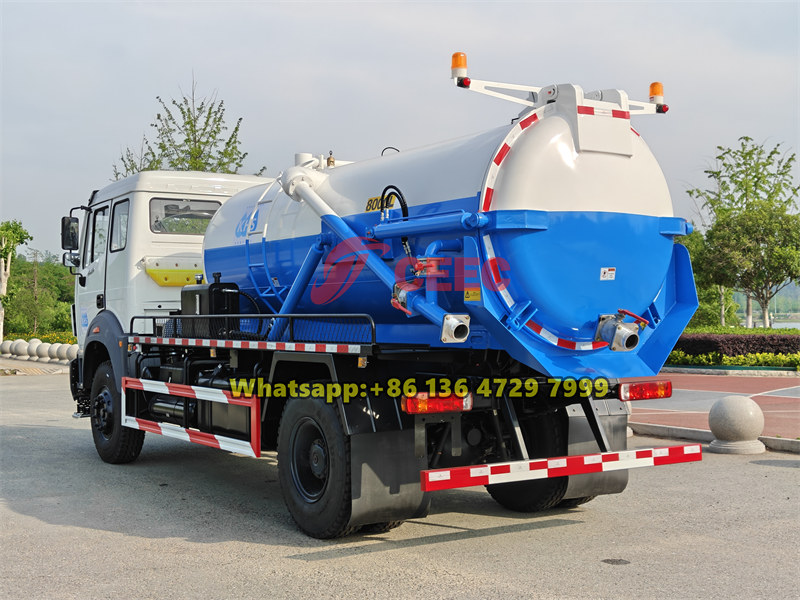 Beiben septic tank pump truck for sale