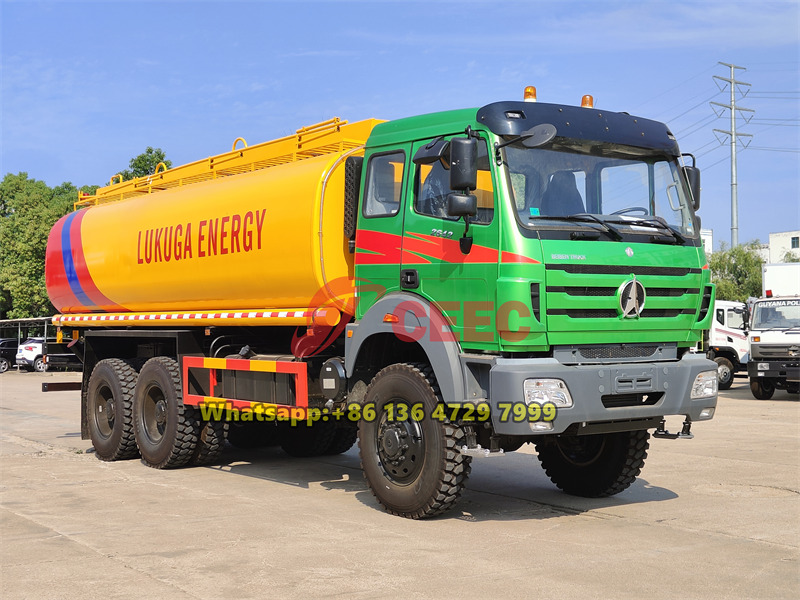 Beiben 6x6 drive fuel truck