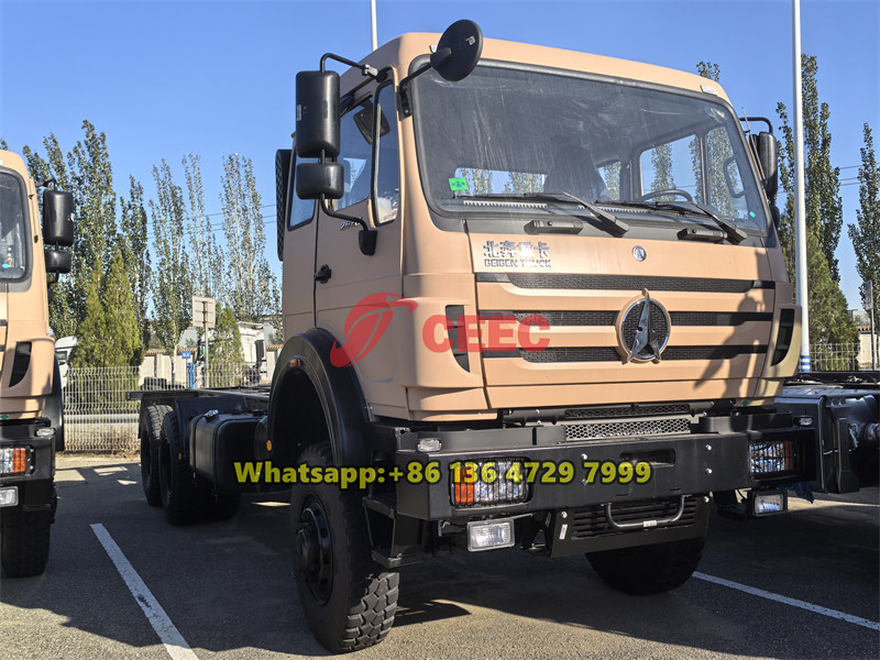 Beiben 6×6 chassis for Congo