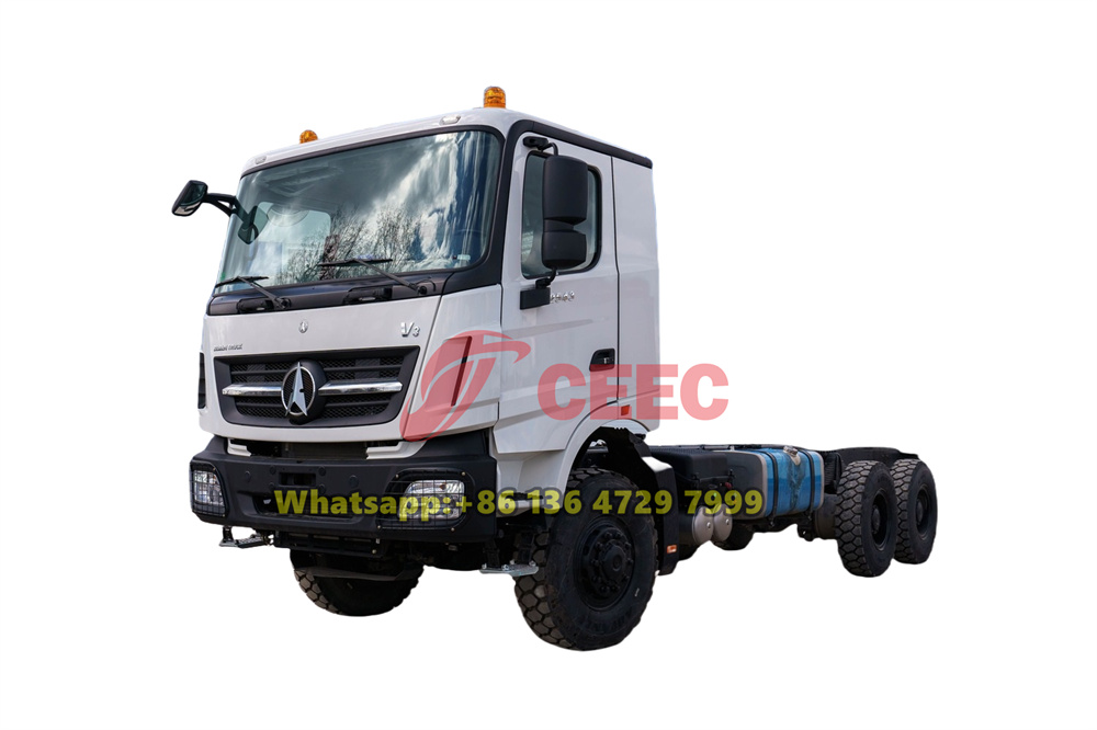 Beiben 6x6 off road truck chassis
