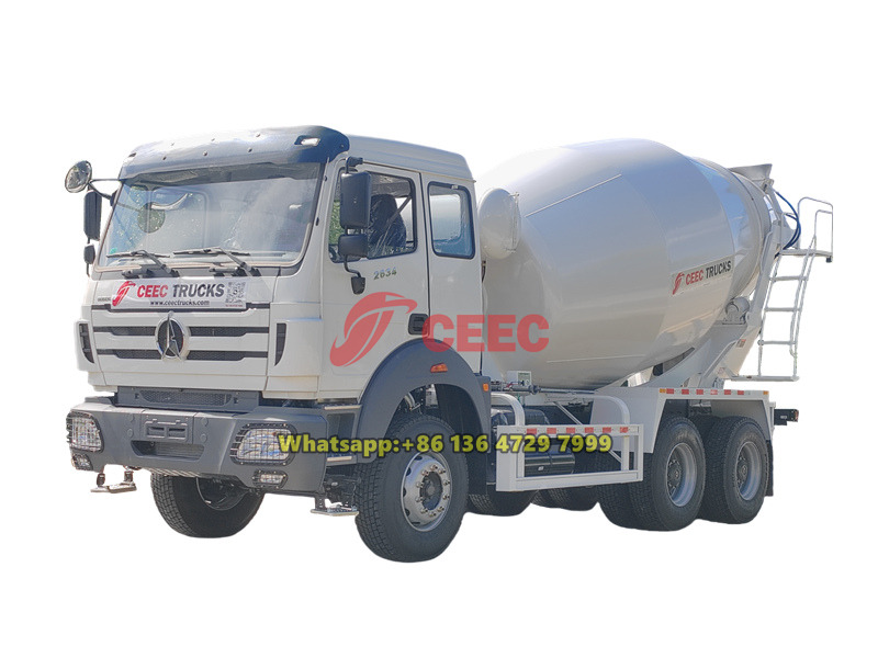 beiben 6×4 10CBM mixer truck