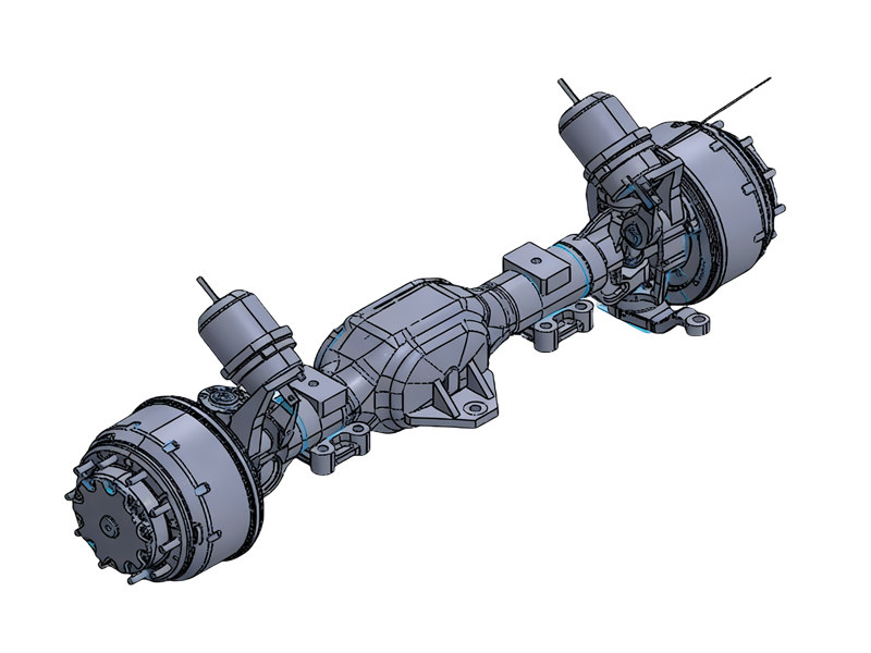 Beiben 6x6 off-road cargo chassis