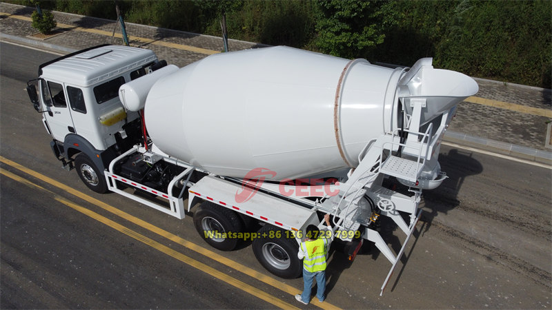 beiben concrete mixer truck
