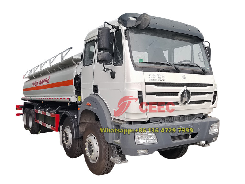 Beiben 12 wheeler fuel tanker truck