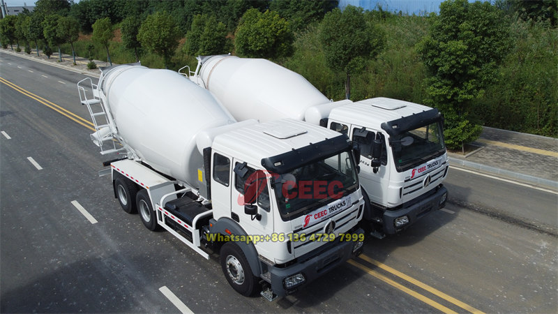beiben concrete mixer truck