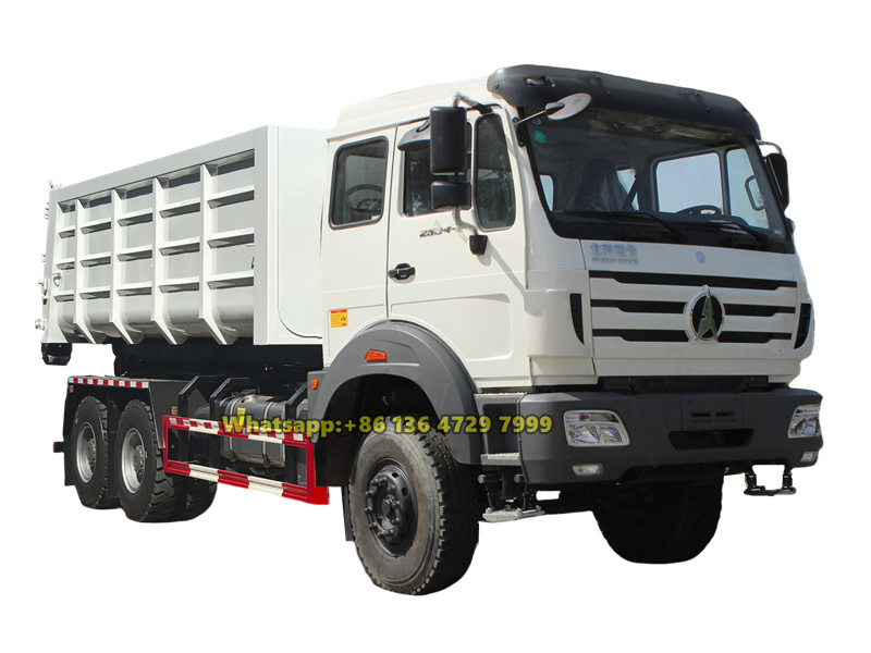 Beiben 6×4 20 ton hook loader truck