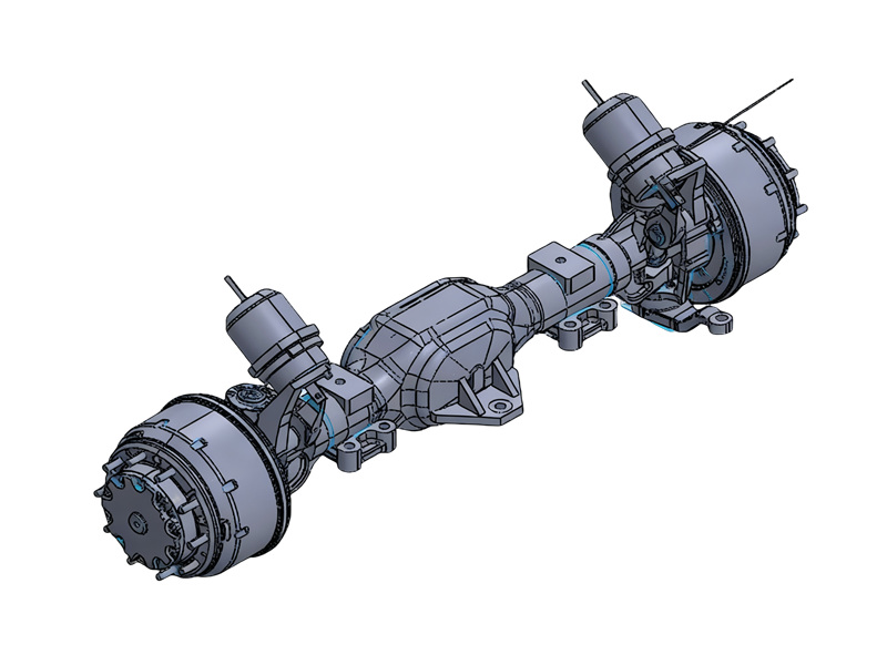 Beiben 6×4 roll off garbage truck
