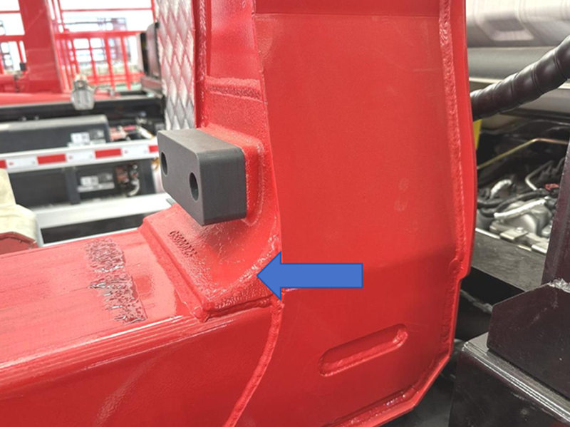 Beiben heavy duty hook lift garbage truck