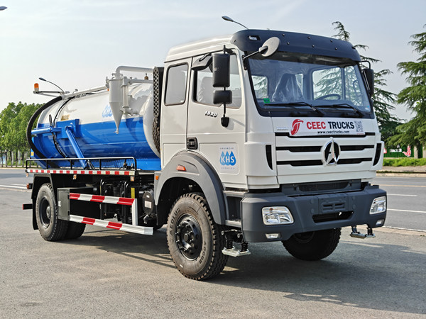 Beiben vacuum tank truck