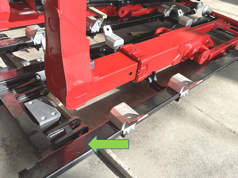 Beiben 6×6 hook lift refuse truck