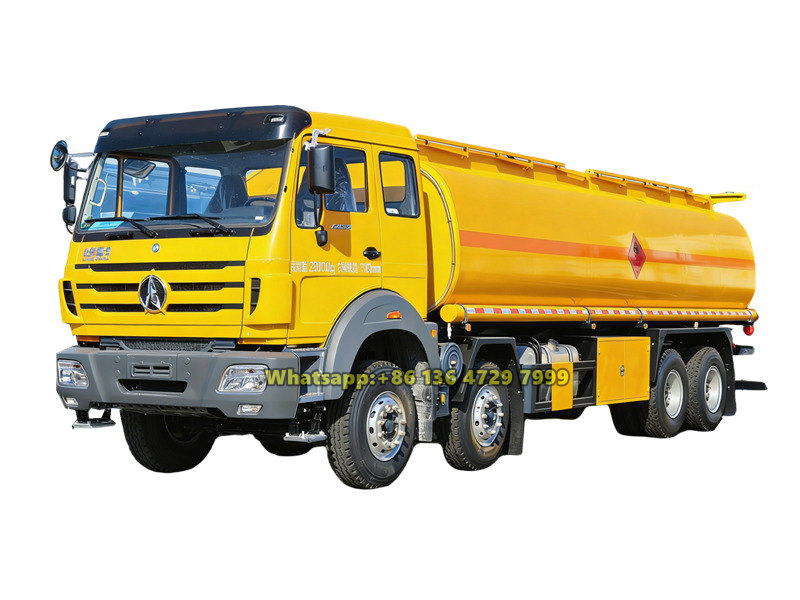 beiben 8x4 30000 liters fuel tanker truck