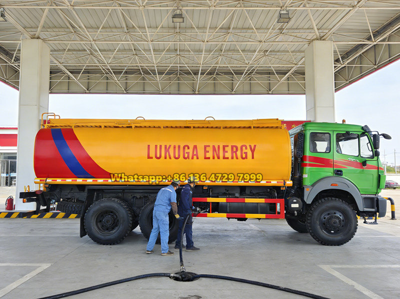 Beiben 6x6 heavy duty fuel tanker truck