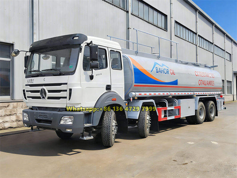Beiben 12-wheeler diesel bowser truck
